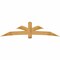 Ekena Millwork Davenport Rough Sawn Timber Gable Bracket, Western Red Cedar, 96"W x 24"H x 2"D x 6"F, 6/12 Pitch GBW096X24X0206DAV00RWR - alternate 1